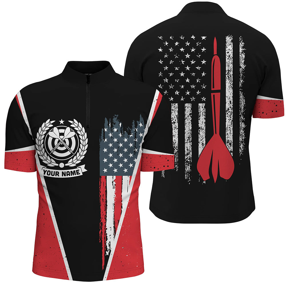 Retro American Flag Darts Custom Name Patriotic Darts