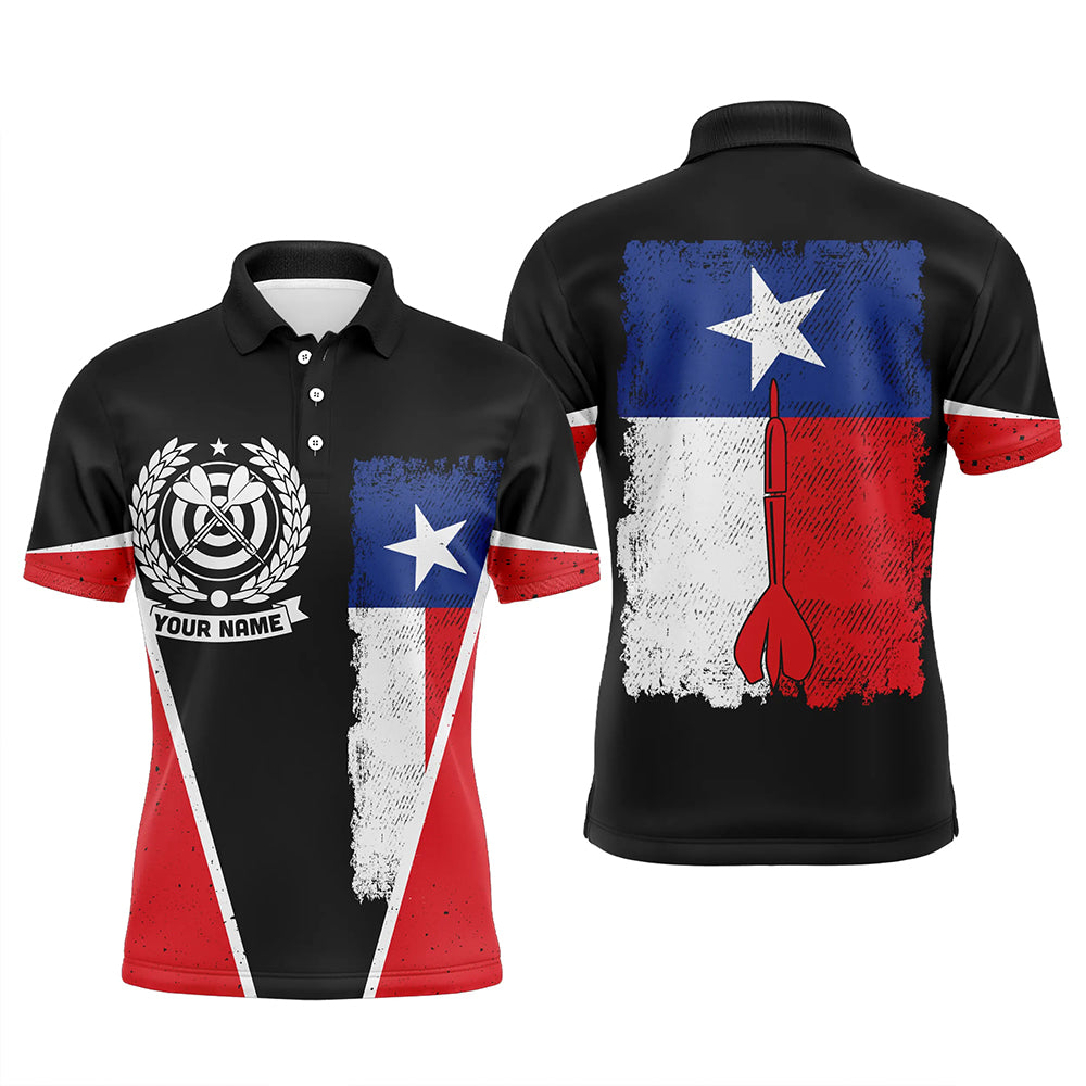 Retro Texas Flag Darts Custom Name Patriotic Darts