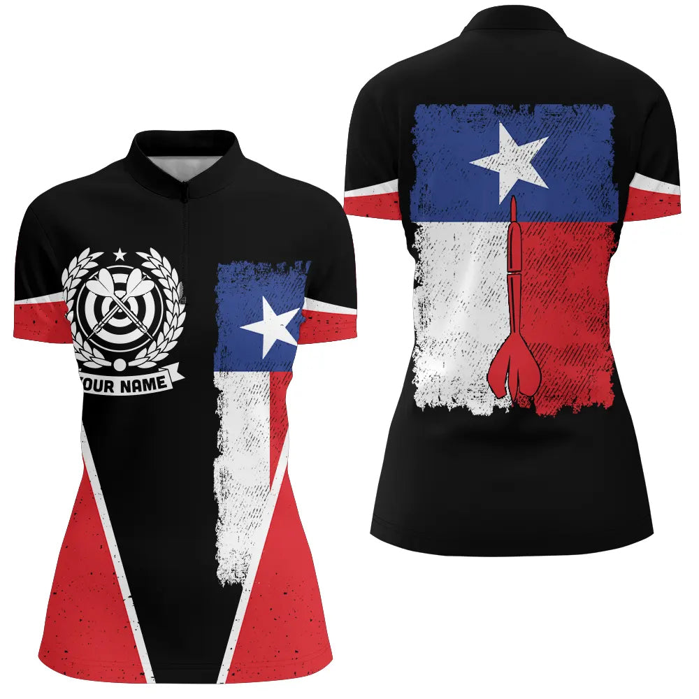 Retro Texas Flag Darts Custom Name Patriotic Darts