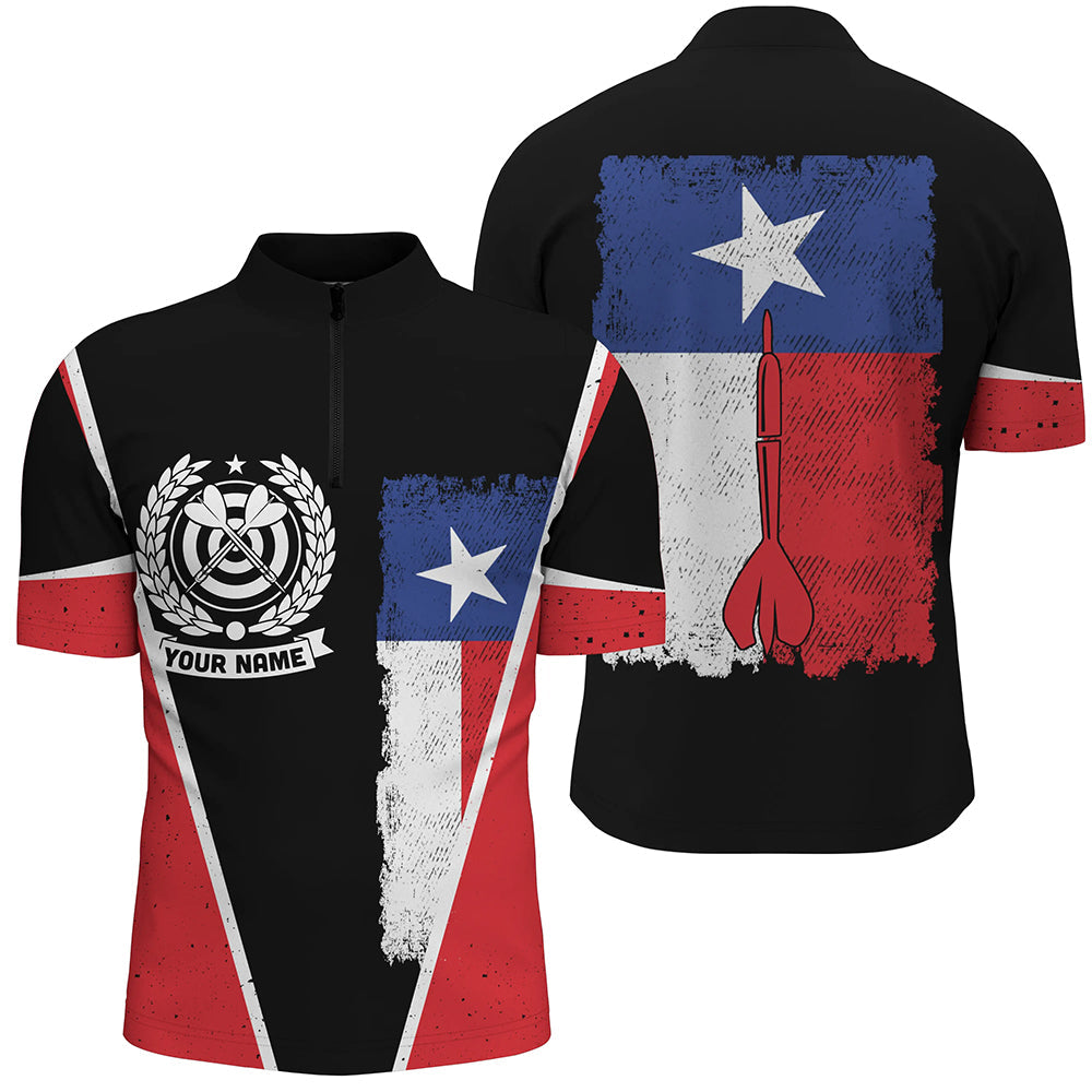 Retro Texas Flag Darts Custom Name Patriotic Darts