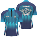 Personalized Sport Style Blue Gradient Darts Cool Darts
