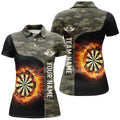Green Camo Flame Darts Board Custom Darts Dart