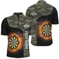 Green Camo Flame Darts Board Custom Darts Dart