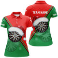 Red Green Santa Darts Board Christmas Darts Custom Dart