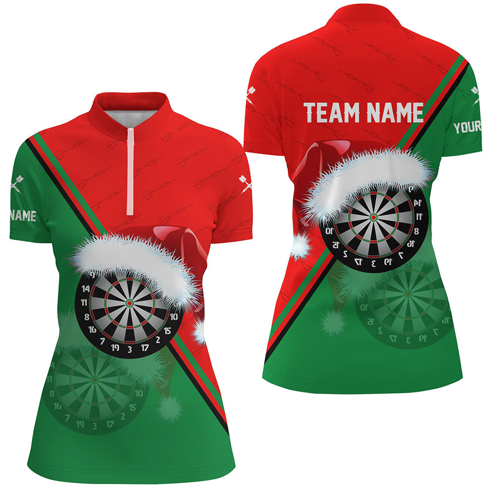 Red Green Santa Darts Board Christmas Darts Custom Dart