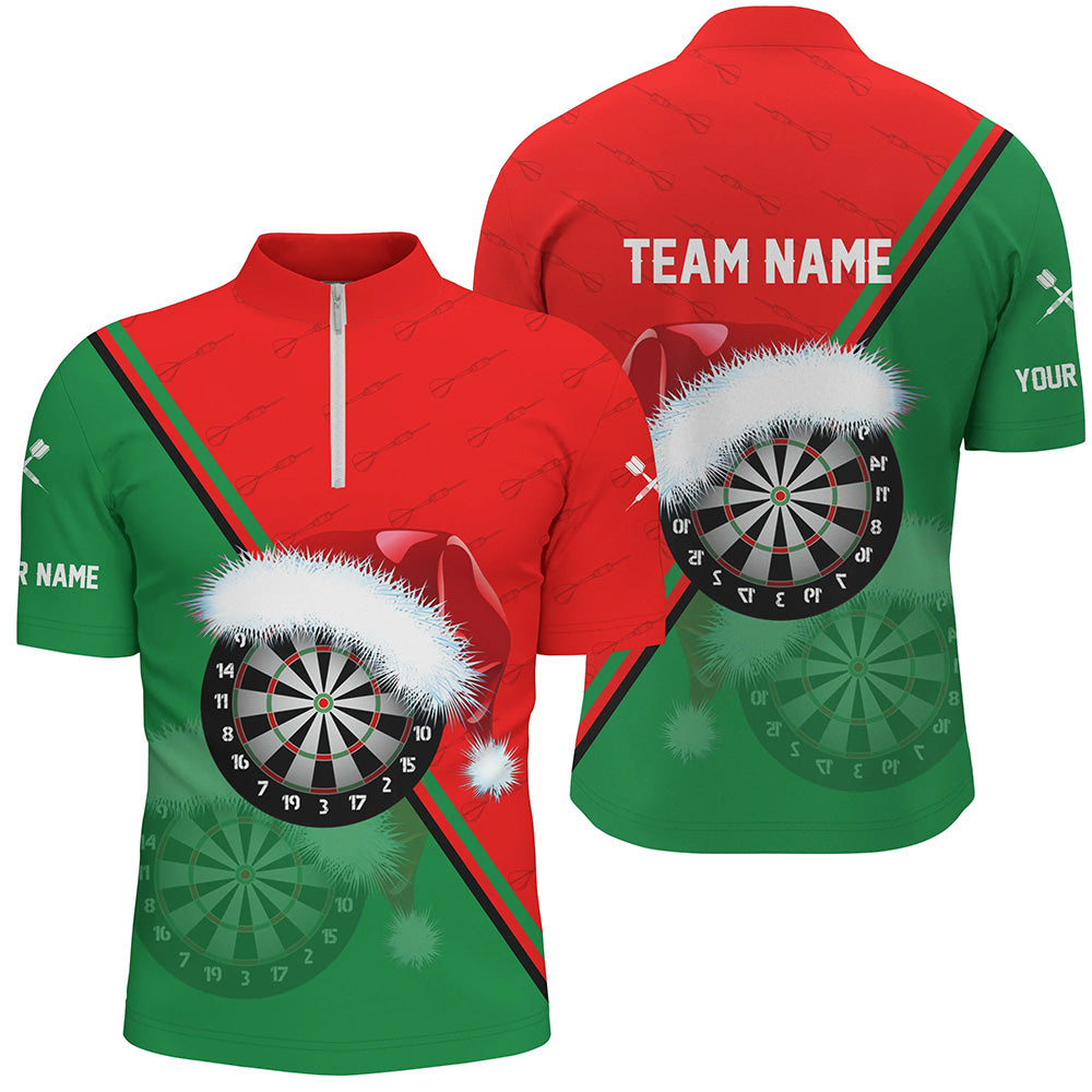 Red Green Santa Darts Board Christmas Darts Custom Dart