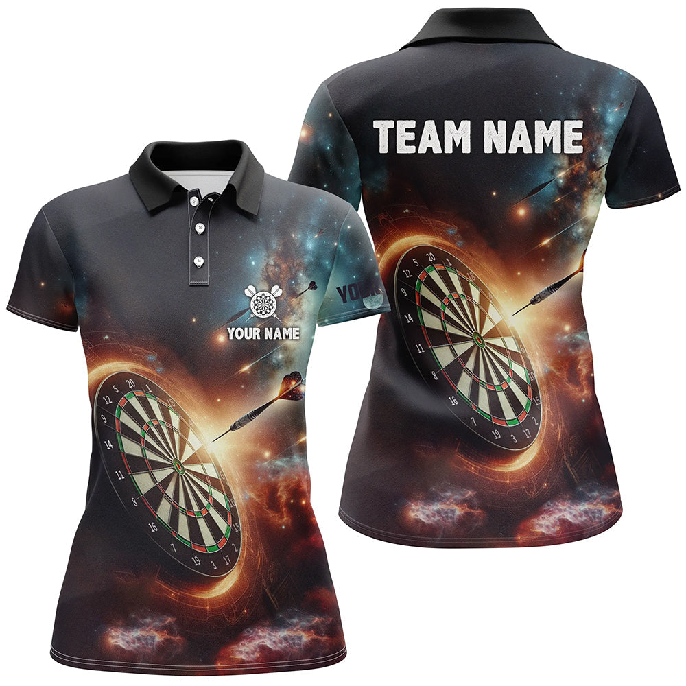 Darts In Galaxy 3D Printed Darts Quarter-Zip Custom Darts Dart