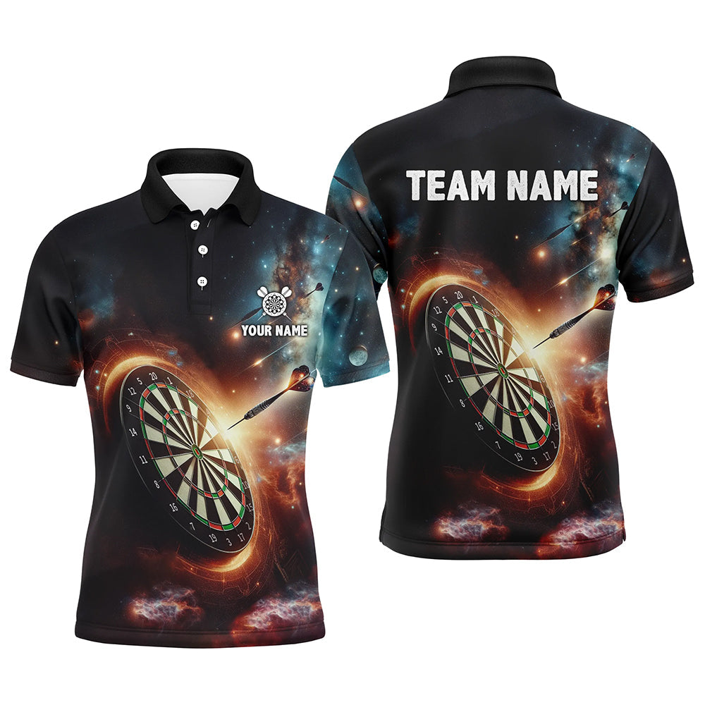 Darts In Galaxy 3D Printed Darts Quarter-Zip Custom Darts Dart