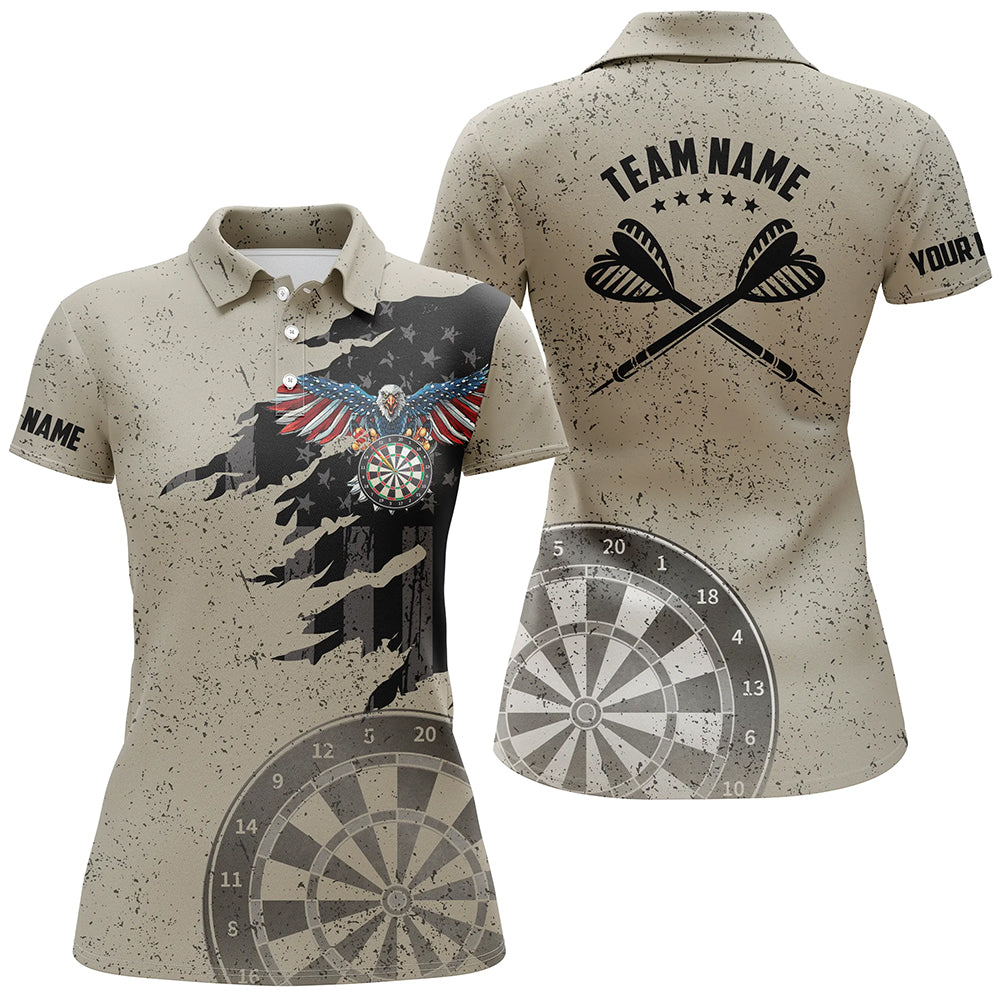 Eagle Retro American Flag Patriotic Darts Grunge Custom Men Dart