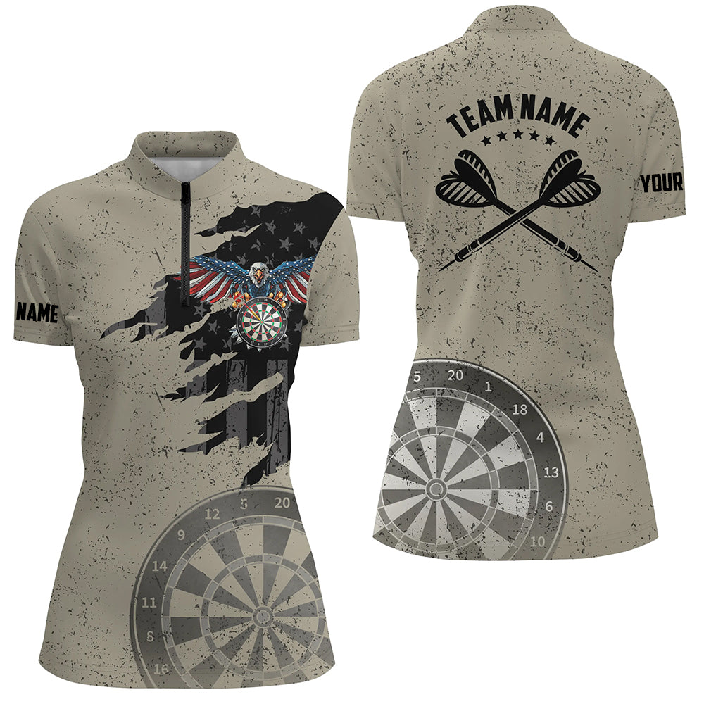 Eagle Retro American Flag Patriotic Darts Grunge Custom Men Dart