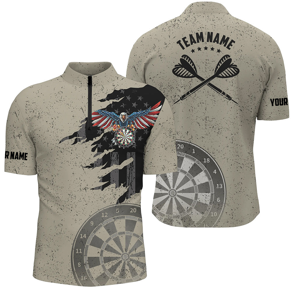 Eagle Retro American Flag Patriotic Darts Grunge Custom Men Dart