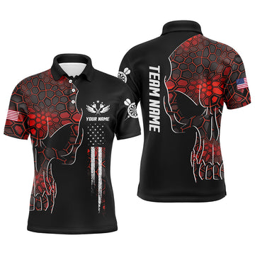 Red Geometric Camo American Flag Skull Darts Patriotic Women Dart