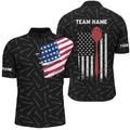 American Flag Darts Quarter-Zip Custom Patriotic Darts Dart