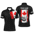 Canada Flag Darts Quarter-Zip Custom Patriotic Dart Dart Team