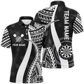 Black White Tribal Personalized Darts Quarter-zip Custom Cool Dart