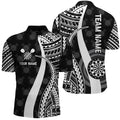 Black White Tribal Personalized Darts Quarter-zip Custom Cool Dart