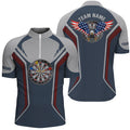 Personalized Darts Board American Flag Eagle Blue Grey Women Dart