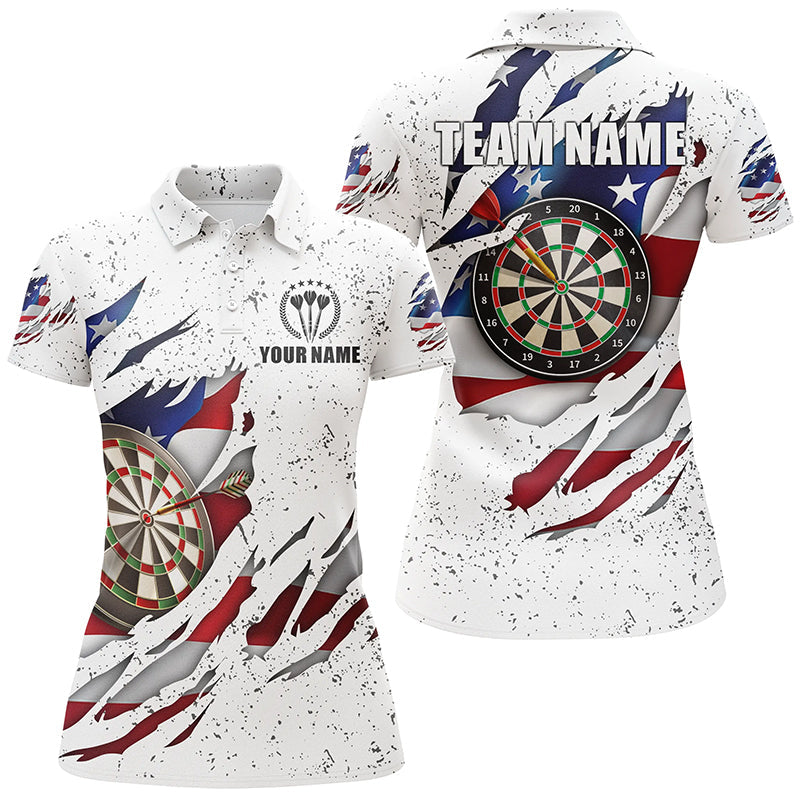 American Flag White Grunge Dart Custom Patriotic Dart