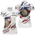 American Flag White Grunge Dart Custom Patriotic Dart