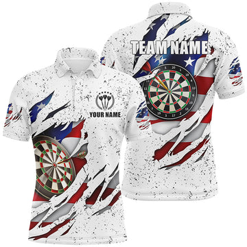 American Flag White Grunge Dart Custom Patriotic Dart