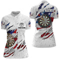American Flag White Grunge Dart Custom Patriotic Dart