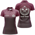 Personalized Interlaced Waving Darts Quarter-Zip Custom Women Dart Dart