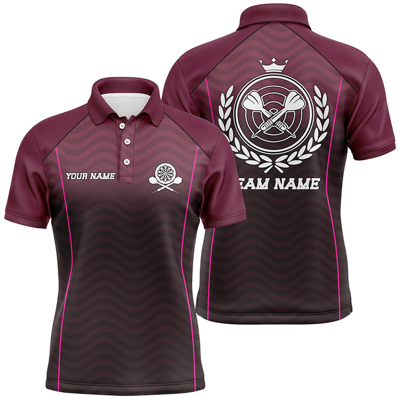 Personalized Interlaced Waving Darts Quarter-Zip Custom Women Dart Dart