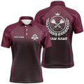 Personalized Interlaced Waving Darts Quarter-Zip Custom Women Dart Dart