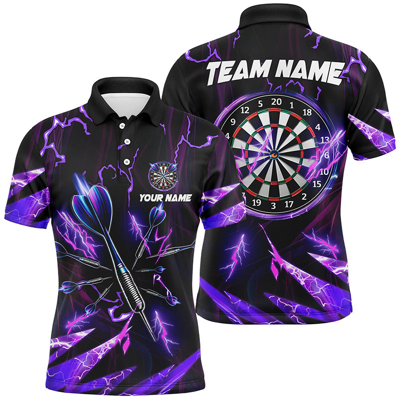 Purple Thunder Lightning 3D Darts Custom Women Dart Dart