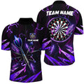 Purple Thunder Lightning 3D Darts Custom Women Dart Dart