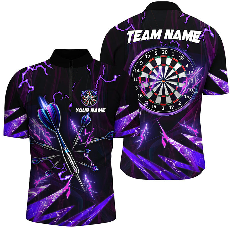 Purple Thunder Lightning 3D Darts Custom Women Dart Dart