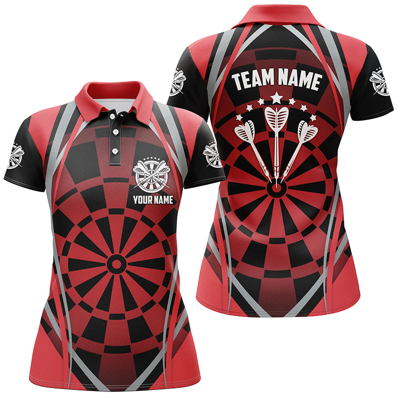 Personalized Dart Board Red Black Cool Darts Dart