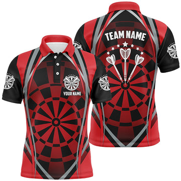 Personalized Dart Board Red Black Cool Darts Dart