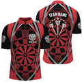 Personalized Dart Board Red Black Cool Darts Dart