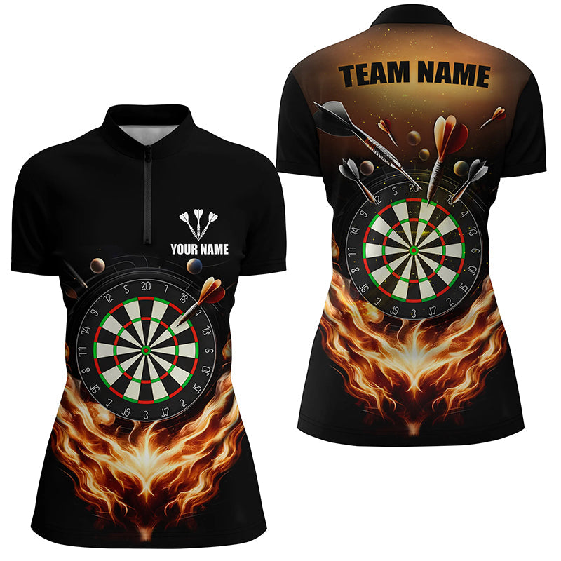 Black Orange Fire Flame Darts Custom Darts Dart