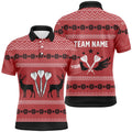 Personalized Darts Christmas Reindeers Red Custom Darts