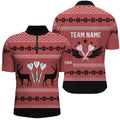 Personalized Darts Christmas Reindeers Red Custom Darts