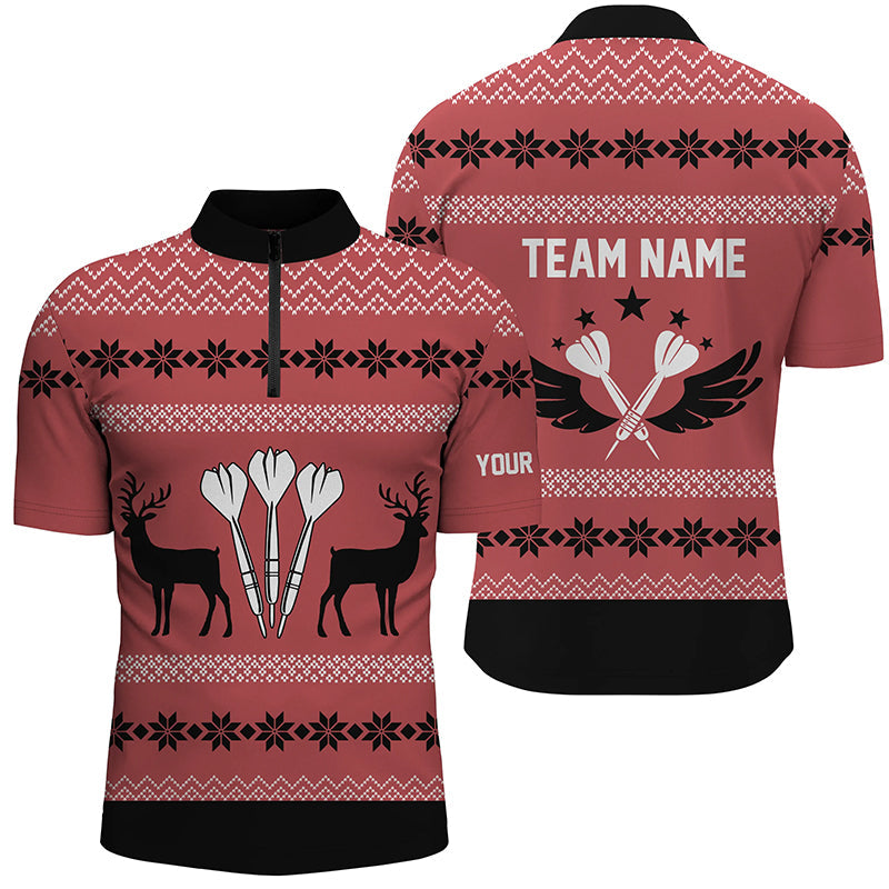 Personalized Darts Christmas Reindeers Red Custom Darts