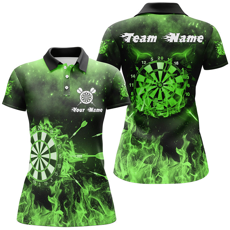Green Fire Flame Darts Custom Darts Dart