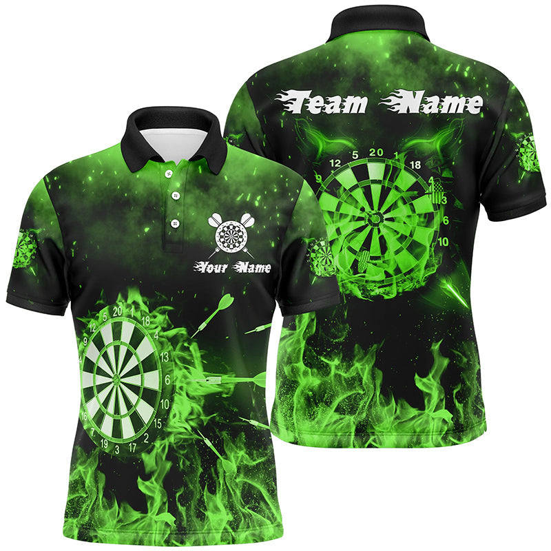Green Fire Flame Darts Custom Darts Dart