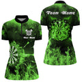 Green Fire Flame Darts Custom Darts Dart