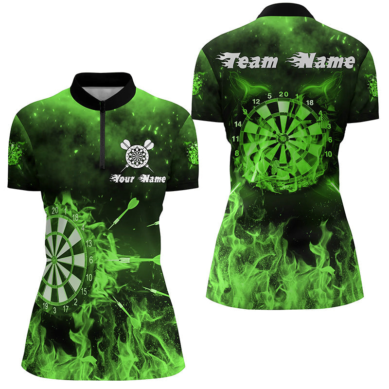 Green Fire Flame Darts Custom Darts Dart