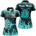 Turquoise Fire Flame Darts Custom Darts Dart