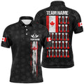 Retro Canada Flag Black Darts Custom Patriotic Darts