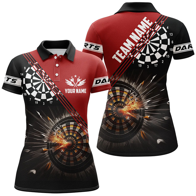 Black Red Darts Fire Personalized Custom Dart