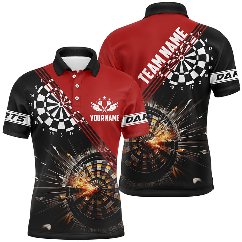 Black Red Darts Fire Personalized Custom Dart