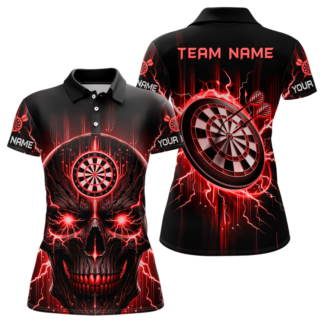 Black Red Skull Darts Custom Scary Darts Dart