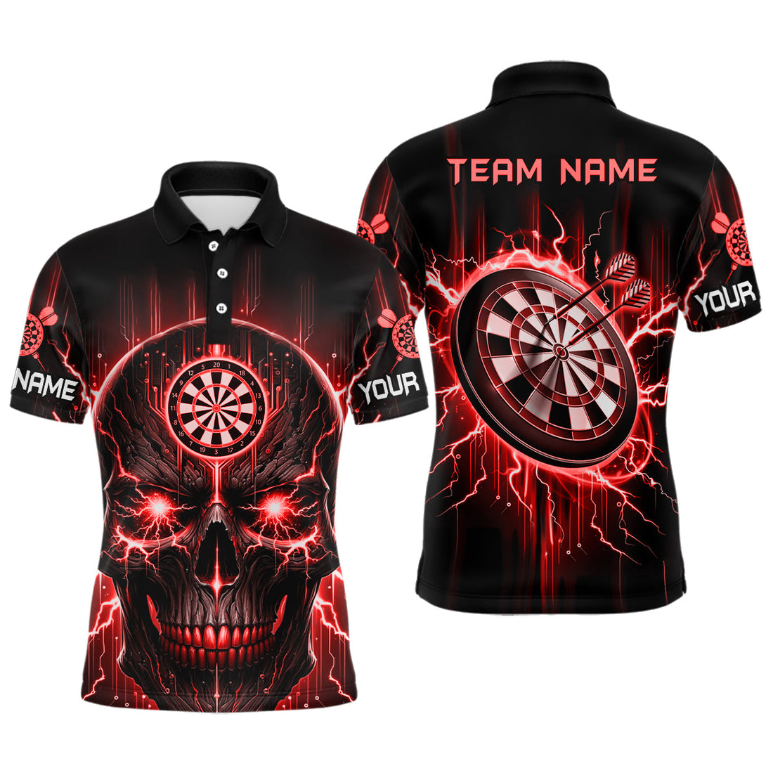 Black Red Skull Darts Custom Scary Darts Dart