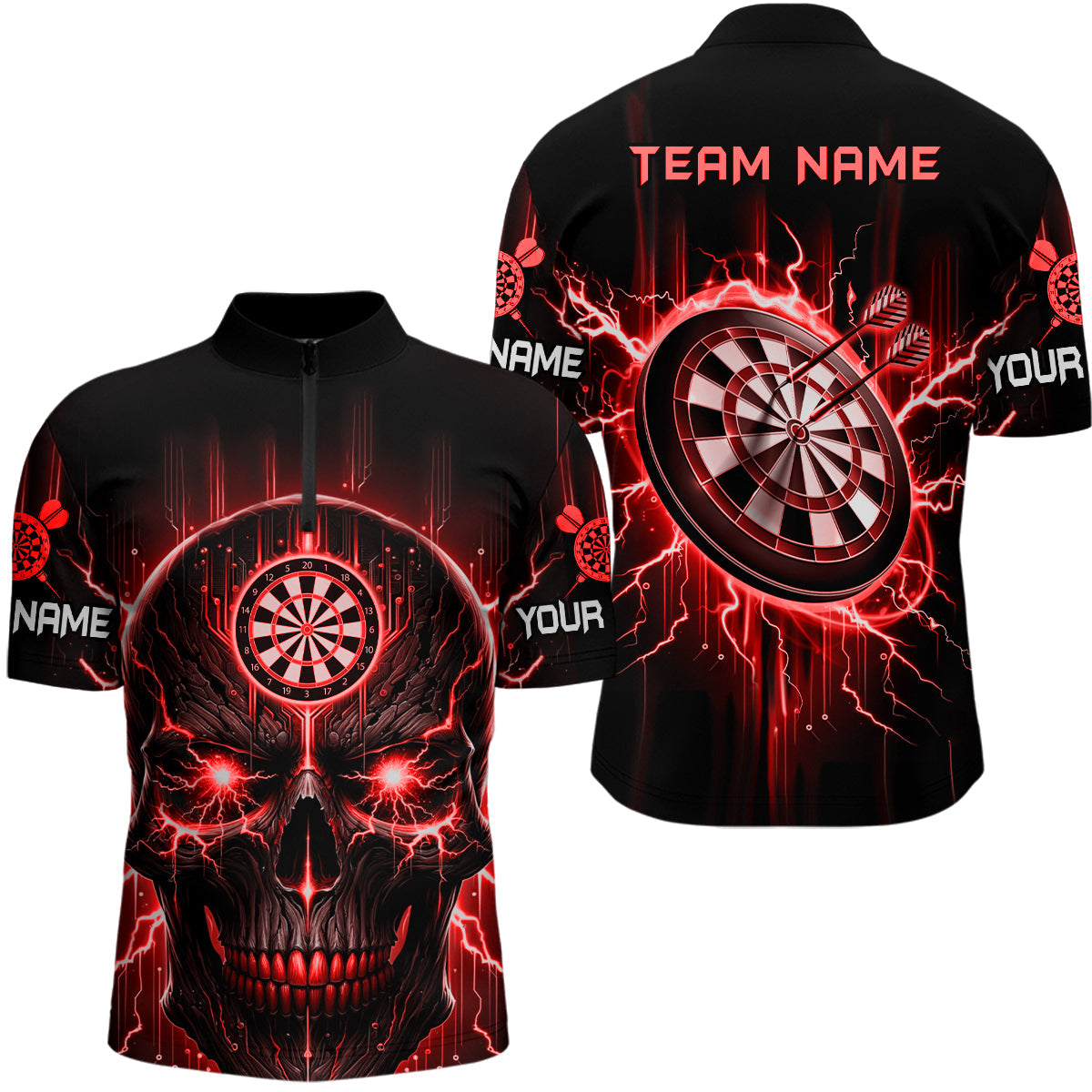 Black Red Skull Darts Custom Scary Darts Dart