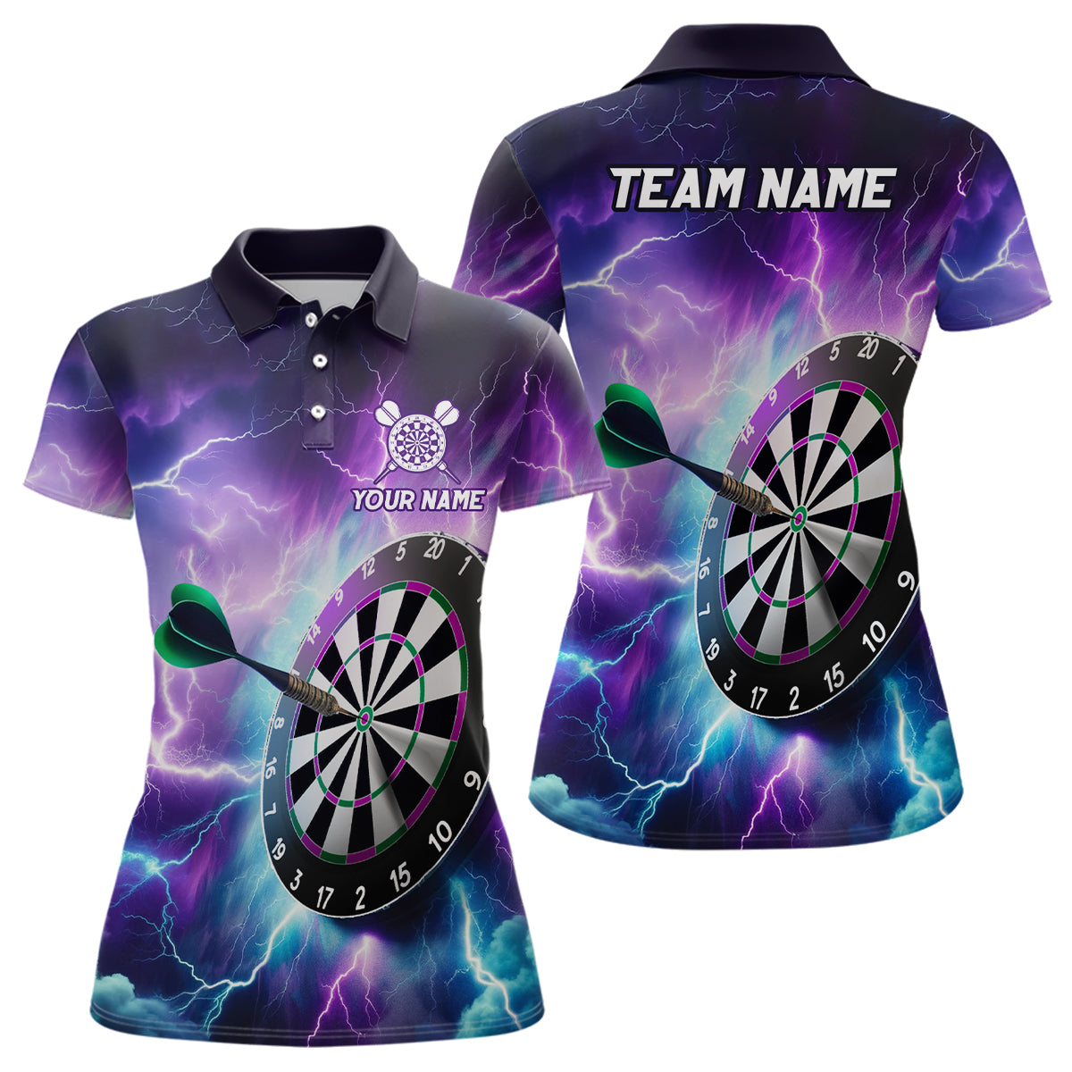 Purple Thunder Lightning Darts Custom Darts Dart